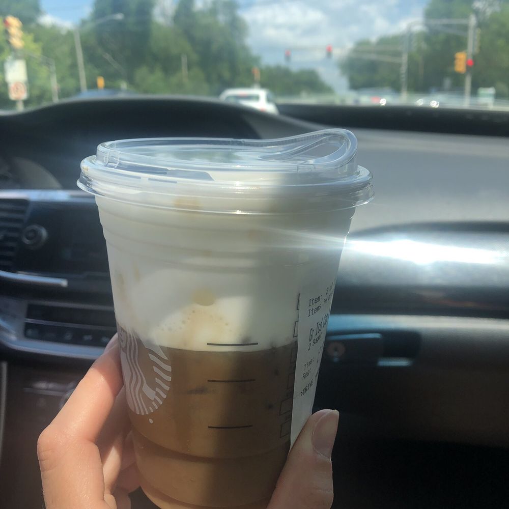 Grande iced cappuccino with cold foam ... or is it the other way around? Grande iced cappuccino with cold foam ... or is it the other way around?