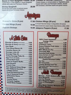 Menu photo 1 Stacks On Route 66 Glendora, CA Menu photo 1 Stacks On Route 66 Glendora, CA