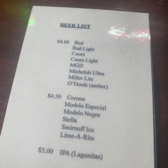 Lakeman's Club - Beer menu - Dive Bars Near Me - Rodeo, California