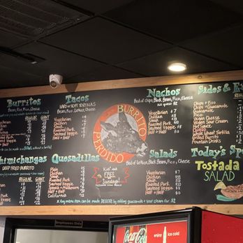 Burrito Perdido - The current menu 12/1/23 - Mexican Near Me - Chesapeake, Virginia