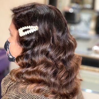Lien DeLong Artistry - Hollywood glam style hair. It is great for weddings and fancy parties - Hair Stylists Near Me - San Jose, California