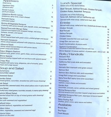 Menu photo 3 Shiroi Sushi Los Gatos, CA Menu photo 3 Shiroi Sushi Los Gatos, CA