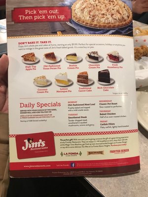 Menu photo 3 Jim's Restaurants Austin, TX