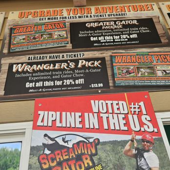 Gatorland - Front entrance signage - Zoos Near Me - Orlando, Florida