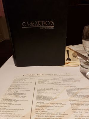 Menu photo 6 Cassarino's Restaurant Providence, RI Menu photo 6 Cassarino's Restaurant Providence, RI
