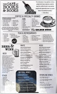 The Café at Books & Books by null