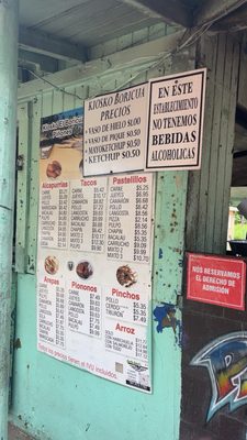 Menu photo 1 Kiosko El Boricua Piñones, PR Menu photo 1 Kiosko El Boricua Piñones, PR