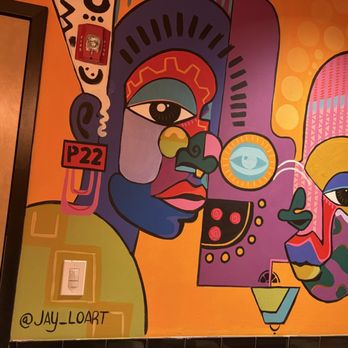 Palette 22 - Art inside the restroom - Bars Near Me - Arlington, Virginia