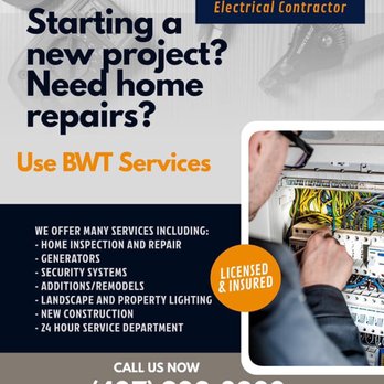 BWT Services - Electricians Near Me - Orlando, Florida BWT Services - Electricians Near Me - Orlando, Florida