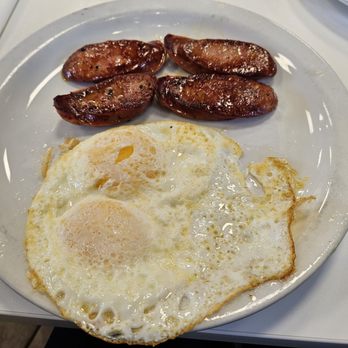 Aloha Stacks - Two.Eggs with Portuguese Sausage - Pancakes Near Me - Cerritos, California Aloha Stacks - Two.Eggs with Portuguese Sausage - Pancakes Near Me - Cerritos, California