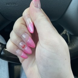 Pink nails
