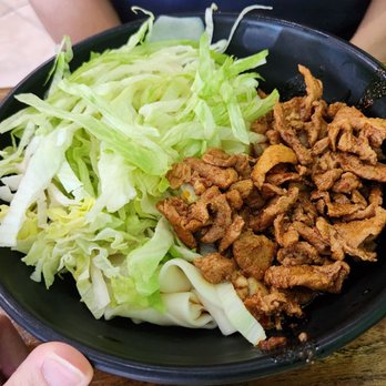 QQ Noodle - Garlic pork bowl - Chinese Near Me - Cupertino, California