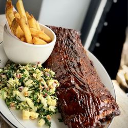 Nick's Manhattan Beach - Full rack of Baby Back Pork Ribs