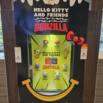 McDonald's - Limited-edition Hello Kitty & Friends x Godzilla Happy Meal Toys - Burgers Near Me - Ramsey, New Jersey McDonald's - Limited-edition Hello Kitty & Friends x Godzilla Happy Meal Toys - Burgers Near Me - Ramsey, New Jersey