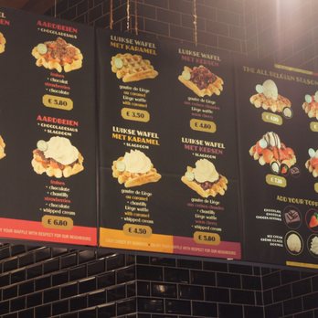 Chez Albert - Menu - Waffles Near Me - Bruges, VWV Chez Albert - Menu - Waffles Near Me - Bruges, VWV