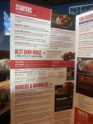 Menu photo 1 Glory Days Grill Centreville, VA