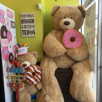 Royal King Donuts - a large teddy bear and a smaller teddy bear - Donuts Near Me - Allen, Texas