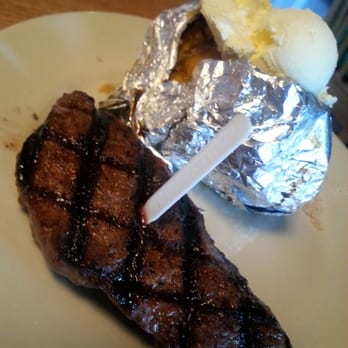 Cattleman's Roadhouse - 6 oz steak and baked sweet potato with cinnamon brown sugar and butter - Steakhouses Near Me - Mt. Sterling, Kentucky
