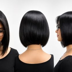 Antonetti's Hair  - Precision bob. Clean lines. Mirror shine. Effortless from every angle. - by Kimberly