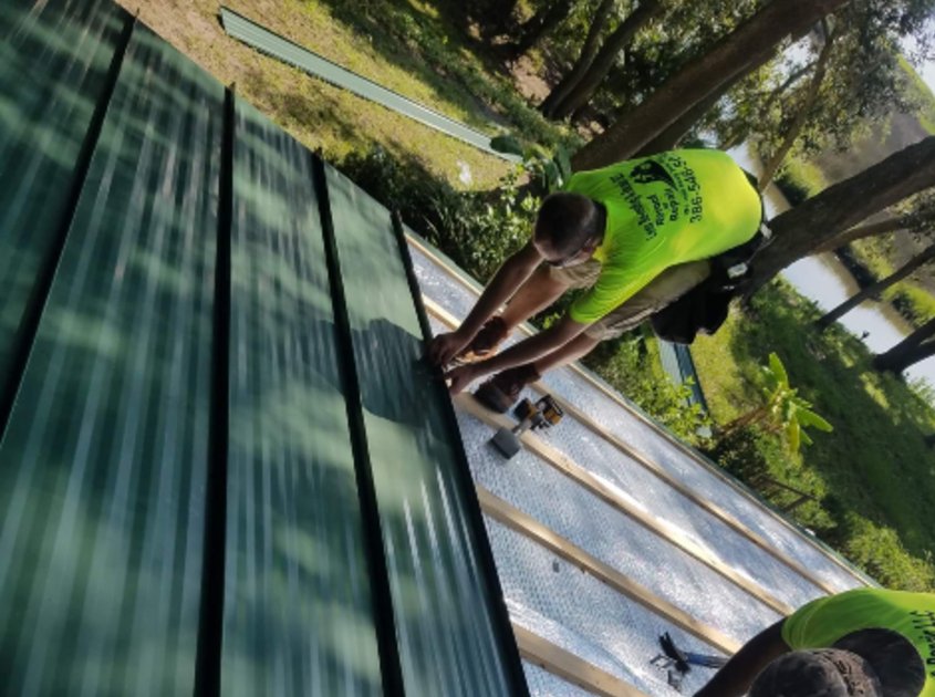 Slide of Lens Reroofing and Repairs