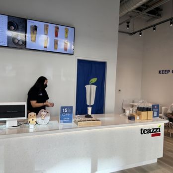 Teazzi Tea Shop - Inside | IG: xstina.eats - Bubble Tea Near Me - Sunnyvale, California Teazzi Tea Shop - Inside | IG: xstina.eats - Bubble Tea Near Me - Sunnyvale, California