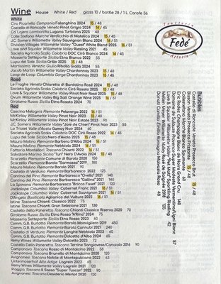 Menu photo 3 Fede Astoria, OR Menu photo 3 Fede Astoria, OR
