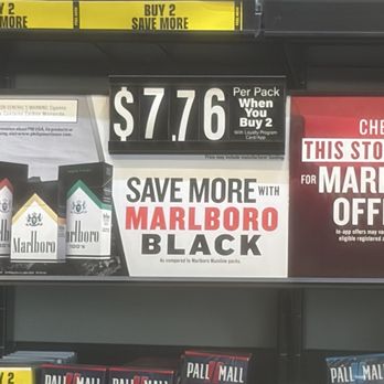 Kwik Shop - As of 4-27,2026. And charged $10.66 a pack even when buying 2 as sign says. This place rips you off. - Gas Stations Near Me - Topeka, Kansas