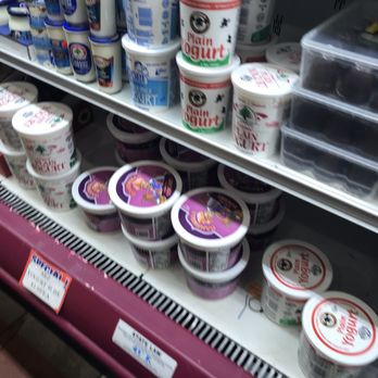 Super Hayat - a shelf of yogurt in a store - International Grocery Near Me - Hawthorne, California