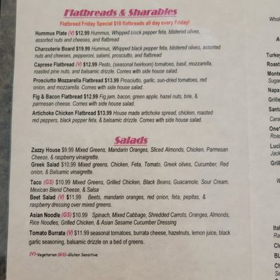 Menu photo 5 Zazzy Cafe Fort Morgan, CO