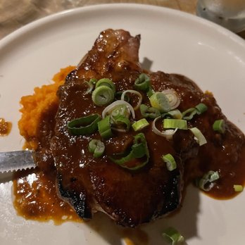 Magnolia & May - Fatty, don't get this pork chop full of fat, 60% meat - Bars Near Me - Memphis, Tennessee Magnolia & May - Fatty, don't get this pork chop full of fat, 60% meat - Bars Near Me - Memphis, Tennessee