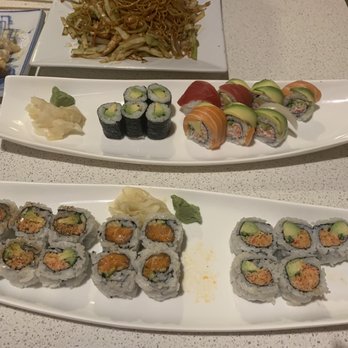 Kana Sushi - Spicy sushi combo / rainbow row / avocado roll - Japanese Near Me - Springfield, Virginia Kana Sushi - Spicy sushi combo / rainbow row / avocado roll - Japanese Near Me - Springfield, Virginia