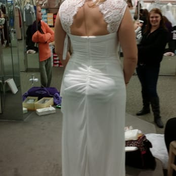 David's Bridal - Back view of dress. - Bridal Near Me - South Portland, Maine David's Bridal - Back view of dress. - Bridal Near Me - South Portland, Maine