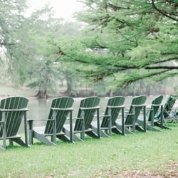 Camp Waldemar - The ever-present chairs by the river