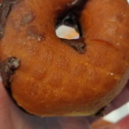 Overcooked oily doughnut