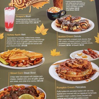 Eggs Up Grill - Seasonal Menu - Breakfast & Brunch Near Me - Hope Mills, North Carolina