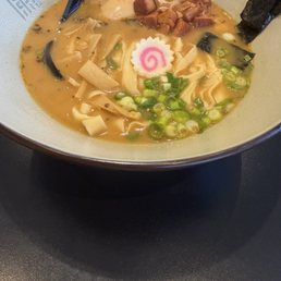 Miso soup noodles
