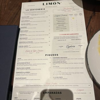 Limon - Menu - Peruvian Near Me - Redwood City, California Limon - Menu - Peruvian Near Me - Redwood City, California