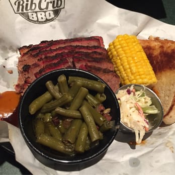RibCrib BBQ - Brisket plate - Barbeque Near Me - Tulsa, Oklahoma