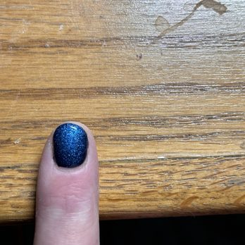 Angel's Nails - Only filed one side of my nail, not the whole thing to make it evenly round. - Nail Salons Near Me - North Las Vegas, Nevada Angel's Nails - Only filed one side of my nail, not the whole thing to make it evenly round. - Nail Salons Near Me - North Las Vegas, Nevada