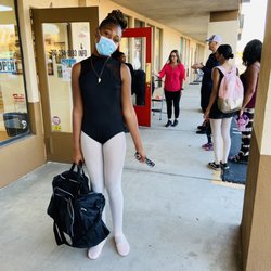 Cadance Dancewear - My Daughter wearing her leotard & Ballet shoes from Cadence Dancewear!