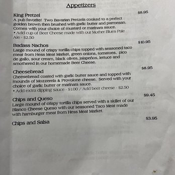 Krootz Brewing Company - Appetizers - Brewpubs Near Me - Gainesville, Texas