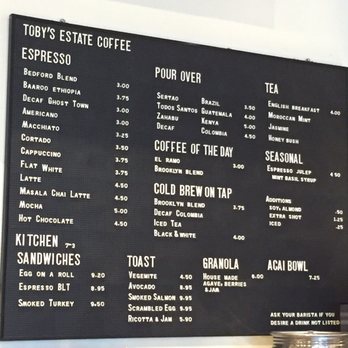 Partners Coffee - Brooklyn - Menu board - Coffee & Tea Near Me - Brooklyn, New York Partners Coffee - Brooklyn - Menu board - Coffee & Tea Near Me - Brooklyn, New York