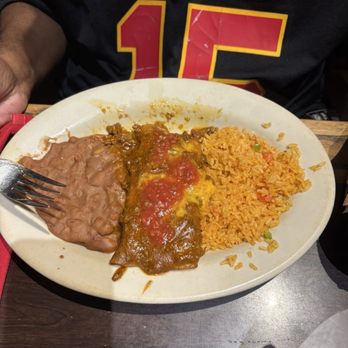 El Fenix - Beef enchiladas - Mexican Near Me - Irving, Texas