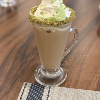The Brunch - Iced pistachio latte - Breakfast & Brunch Near Me - Williamsburg, Virginia