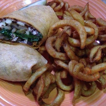Bacchus Restaurant - 8/15/2014 new & improved menu. spinach & mushroom wrap is delicious. fries are great. - Bars Near Me - New Paltz, New York Bacchus Restaurant - 8/15/2014 new & improved menu. spinach & mushroom wrap is delicious. fries are great. - Bars Near Me - New Paltz, New York