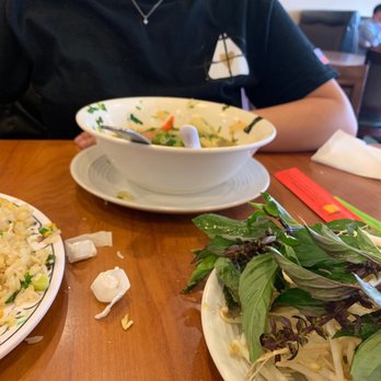 New Saigon - torn apart tofu noodle soup - Vietnamese Near Me - Bakersfield, California