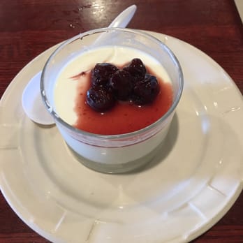 Pom & Olive - I had Panna cotta dessert , very tasty . Try it - Mediterranean Near Me - Costa Mesa, California