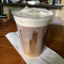 Sweet & Cute - Iced Cold Brew Latte, lightly sweetened with our Coffee Syrup