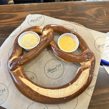 Barrel 33 - Absolute amazing pretzel! - Wine Tasting Room Near Me - Big Bear Lake, California