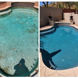 Before and after. From terribly old and stained plaster to brand new pebble. Before and after. From terribly old and stained plaster to brand new pebble.